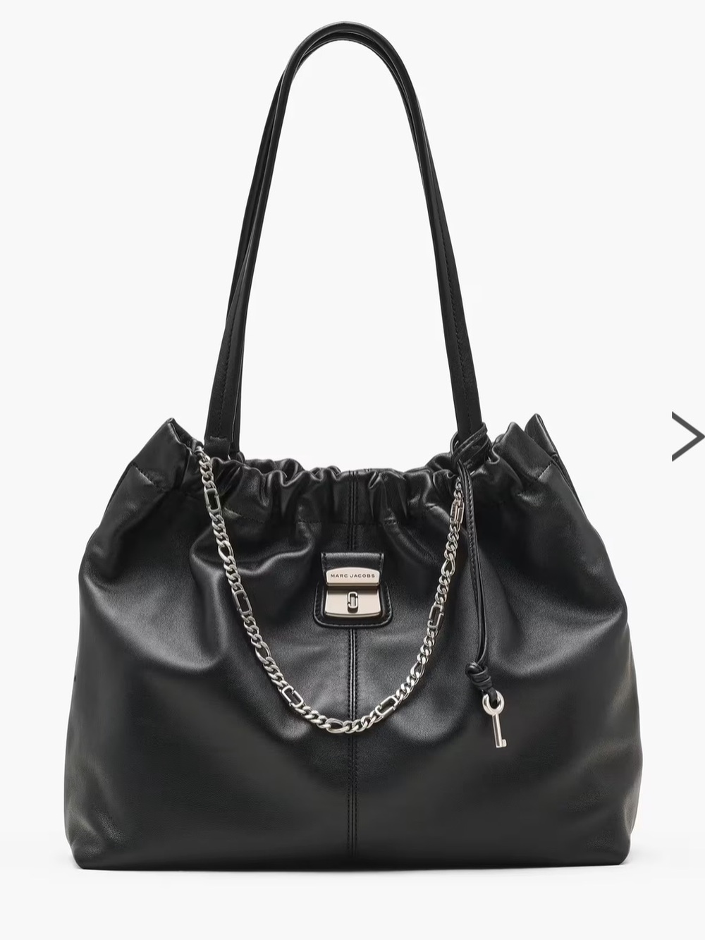 new marc jacobs black christina tote